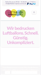 Mobile Screenshot of luftballon-express-service.de